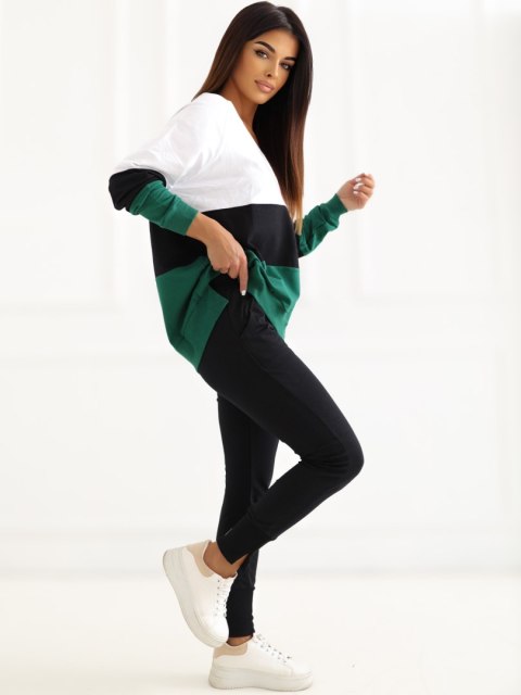 Bluza RV-BL-5972.07 ciemny zielony L/XL