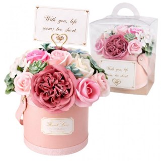 Flower Box BUK10R z Mydlanych Kwiatów – Elegancki Prezent dla Kobiety