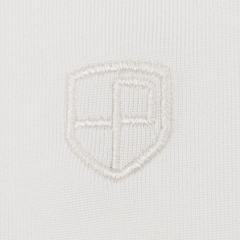 Biała, męska koszulka polo regular fit w rozmiarach od M do XL - Peterson