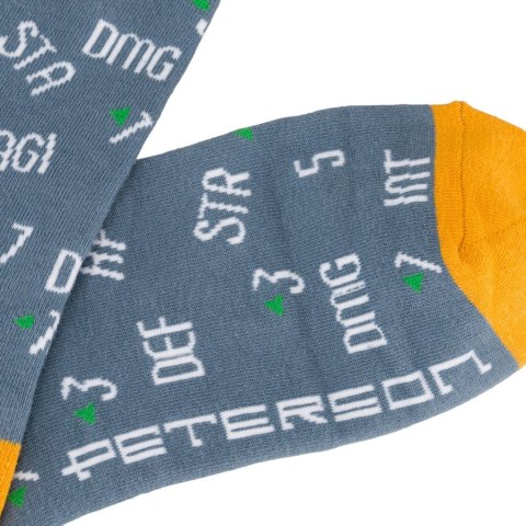 Skarpetki Męskie Gamingowe Peterson Amsterdam 3 Pary 38–44 – Zestaw Prezentowy dla Gracza