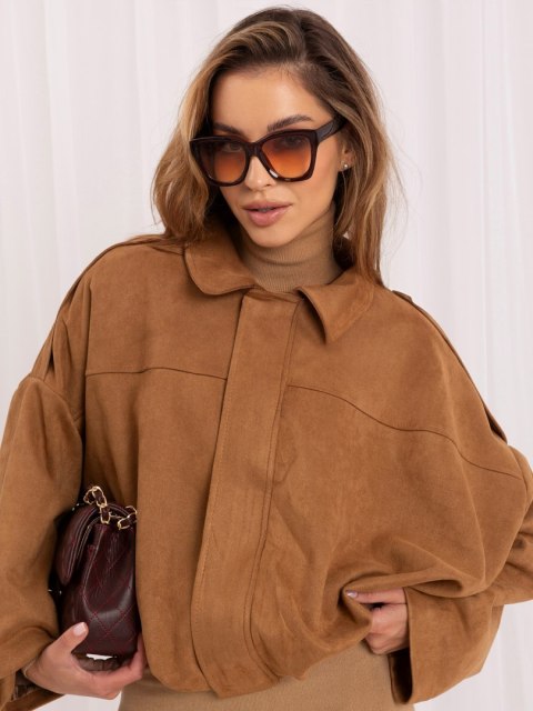 Kurtka przejściowa damska camel ITALY MODA