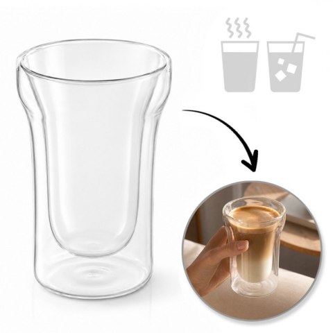 Szklanka termiczna z podwójnym dnem 240 ml 1szt SZK220