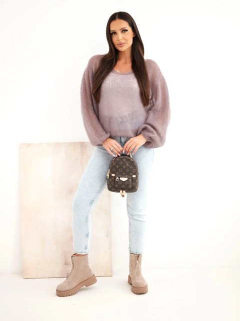Fango sweter damski 70% kid moher
