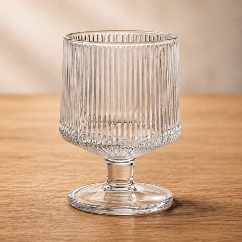 Ryflowane szklanki do deserów 250 ml