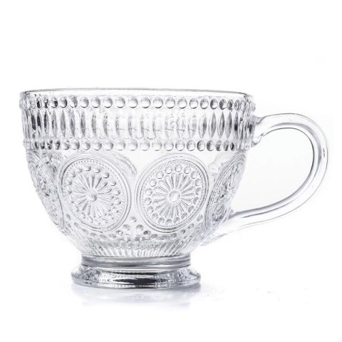 Filiżanka, szklanka duża do kawy, deserów, herbaty 430ml we wzór SZK228