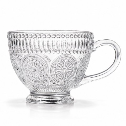 Filiżanka, szklanka duża do kawy, deserów, herbaty 430ml we wzór SZK228