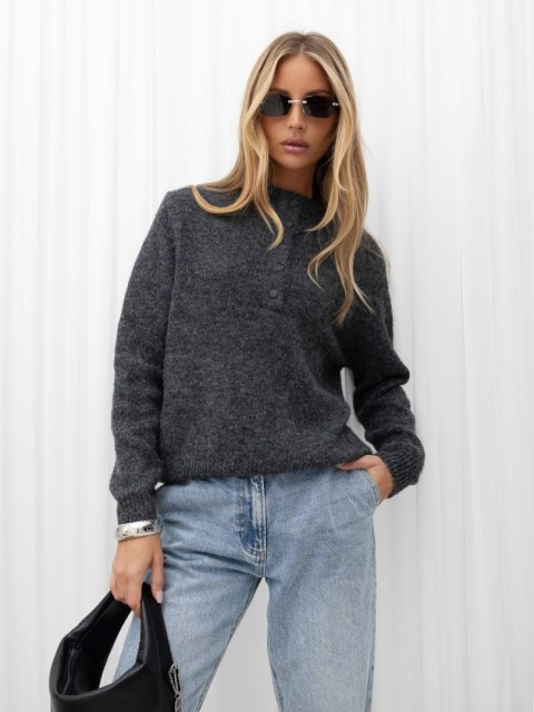 Sweter-IR-SW-K17003.99-ciemny szary