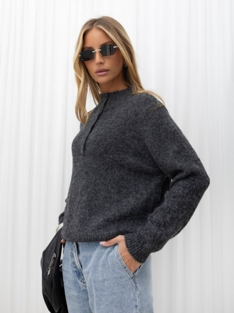 Sweter-IR-SW-K17003.99-ciemny szary