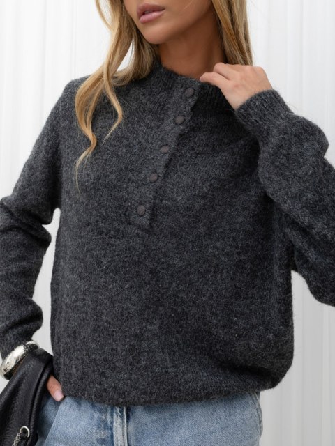 Sweter-IR-SW-K17003.99-ciemny szary