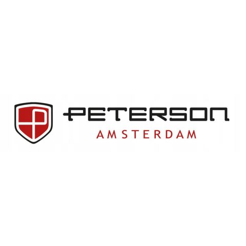 Dwustronny, skórzany pasek męski w czarnym i brązowym kolorze w zestawie z dwiema klamrami - Peterson